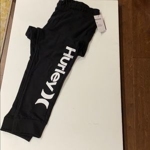 Hurley black jogger sweatpants
